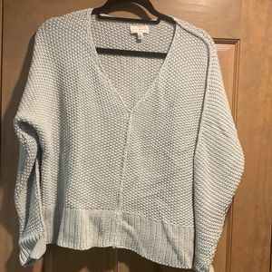 Lucky Brand V-neck sweater light blue